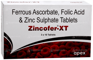 Zincofer Xt Tablet 10